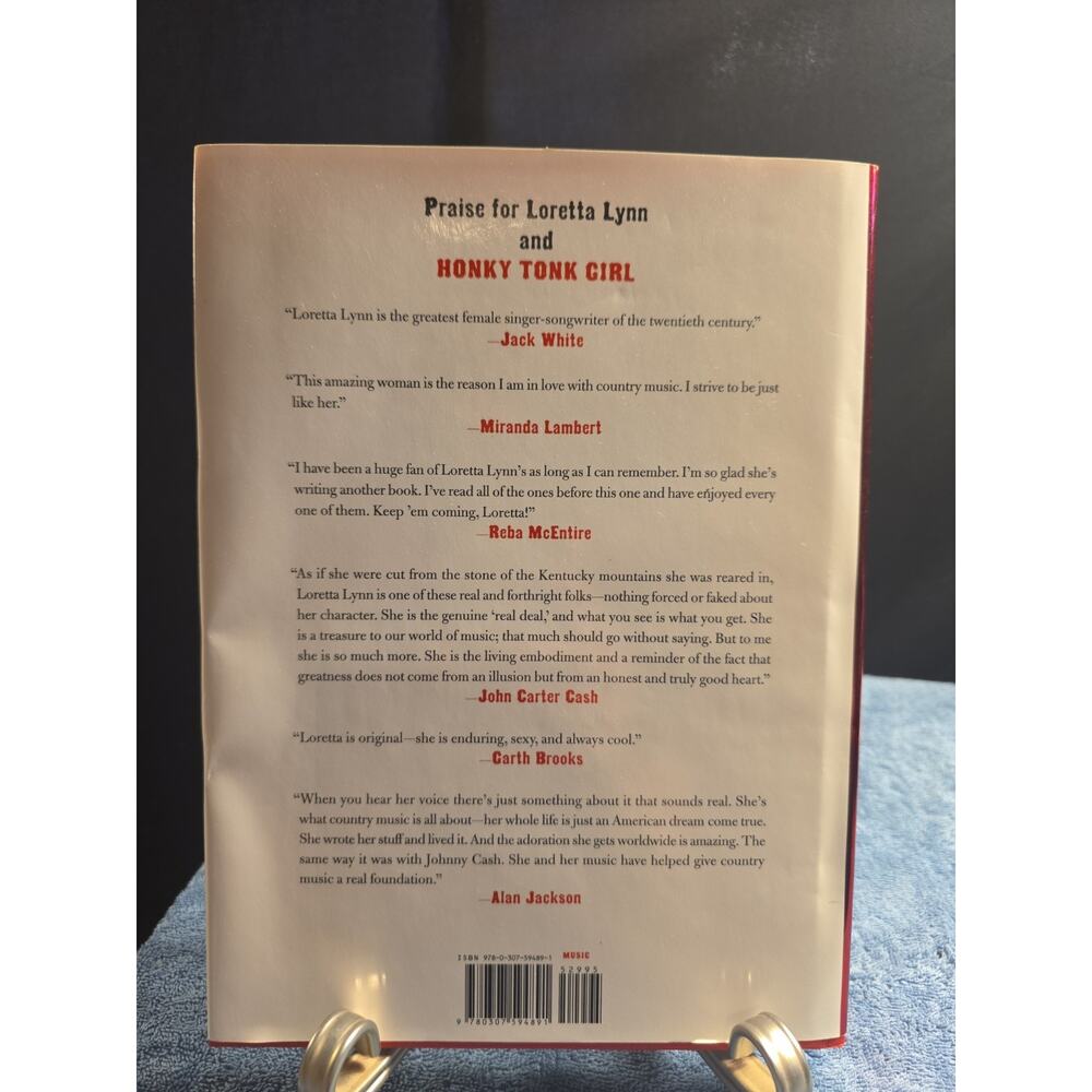 Honky Tonk Girl : My Life in Lyrics by Loretta Lynn (2012, Hardcover) - Picture 2 of 2